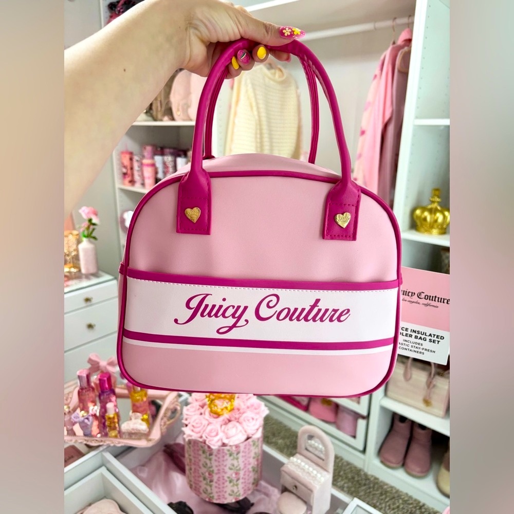 Juicy Couture Insulated Cooler Bag Hoy Pink NWT